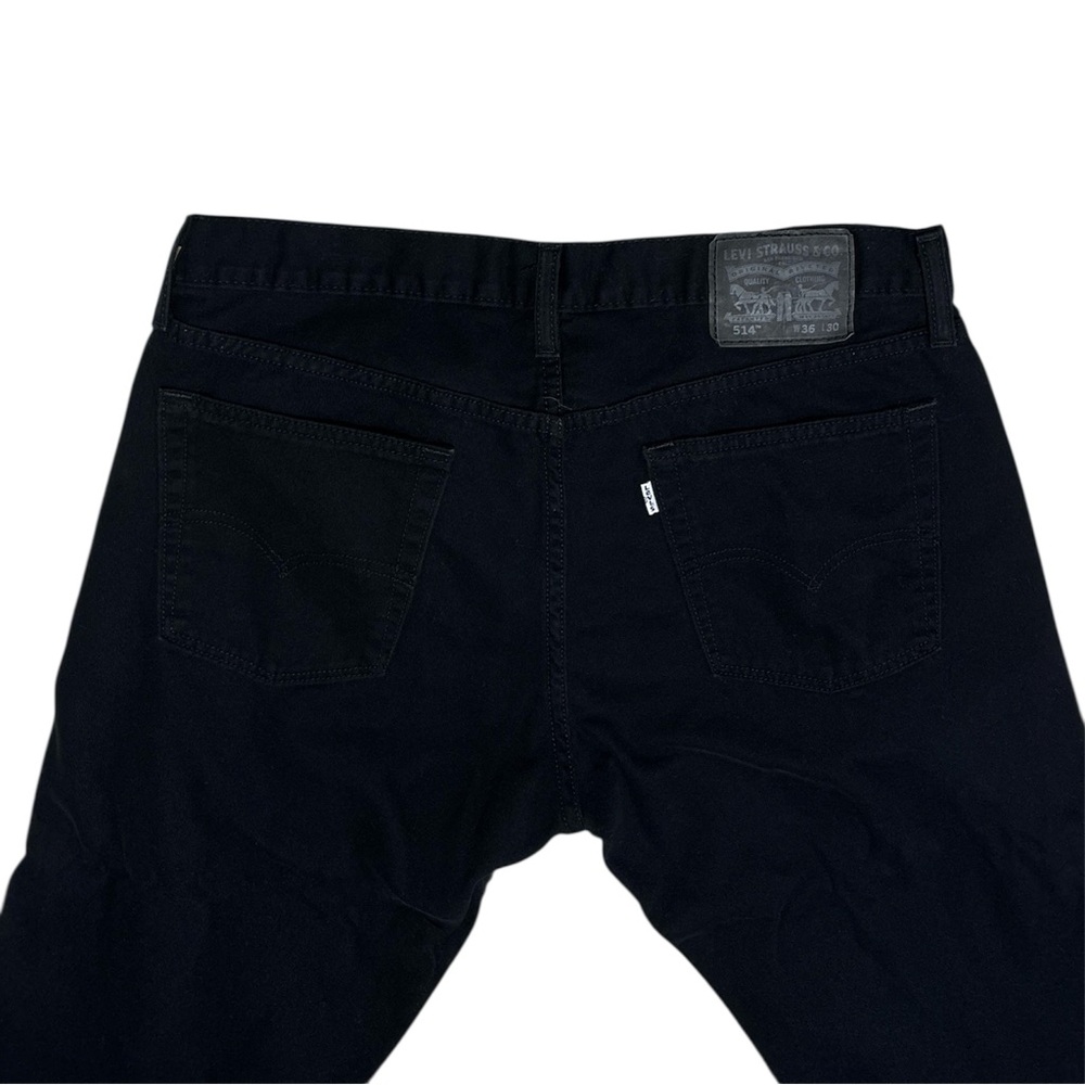 Levi's 514 Men's Classic 100% Cotton Black Straight Fit Jeans Size W36 x L30